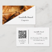 大工エレガント木造キャビネットメーカー兼ハンドマン 名刺 (正面/裏面)