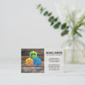 大工サービス | ウッド 名刺 (スタンド正面)