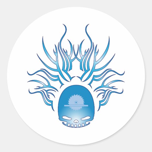 大工スカル ラウンドシール (正面)