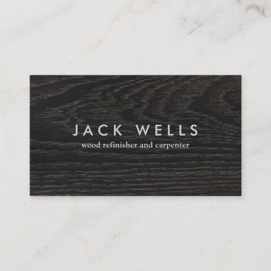 大工ダ素朴ークウッド 名刺 (正面)