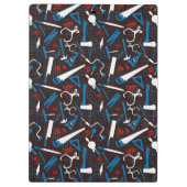 大工ハンドツール，黄色の木工店 クリップボード (裏面)