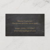 大工ハンマーソー建築改造 名刺 (裏面)