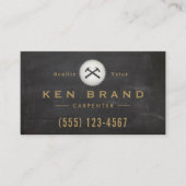 大工ハンマーソー建築改造 名刺 (正面)