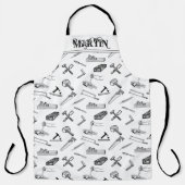 大工パーソナライズされた職 エプロン (正面)