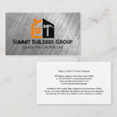 大工ビルドホームハンマー | 元請負人 名刺 (正面/裏面)