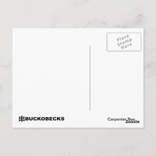 大工ビー。 ポストカード (裏面)