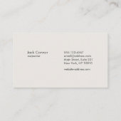 大工ホーム改良ハンマー及び鋸 名刺 (裏面)