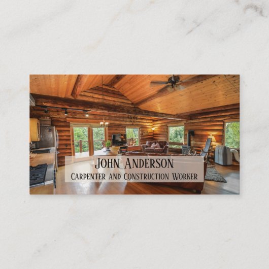 大工ホーム改装名刺 名刺 (正面)