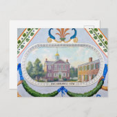 大工ホール – フィラデルフィア,ペンシルバニア ポストカード (正面/裏面)