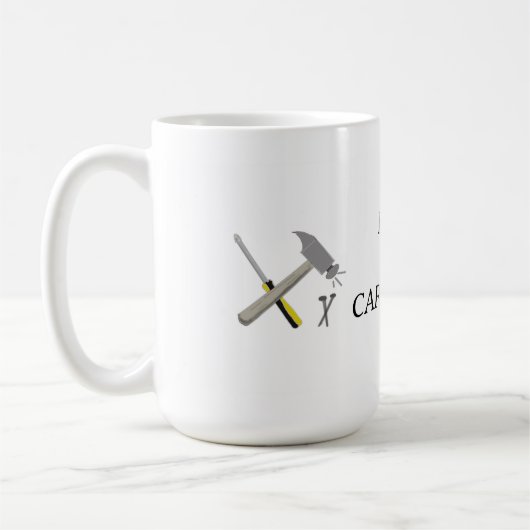 大工仕事が得意 コーヒーマグカップ (左)