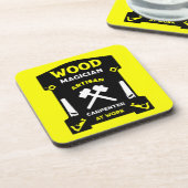 大工仕事と木工 コースター (左側)