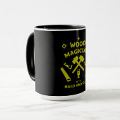 大工仕事と木工 マグカップ (正面左)