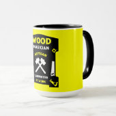 大工仕事と木工 マグカップ (正面右)