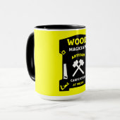 大工仕事と木工 マグカップ (正面左)