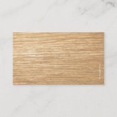 大工仕事の大工ののみの芸術の名刺 名刺 (裏面)