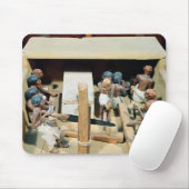 大工仕事の研修会の葬式のモデル マウスパッド (マウス)