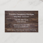 大工大工サービス名刺 名刺 (正面)