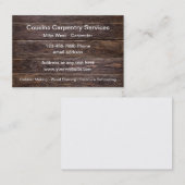 大工大工サービス名刺 名刺 (正面/裏面)