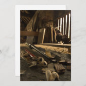 大工工忙し房招待状 招待状 (正面/裏面)