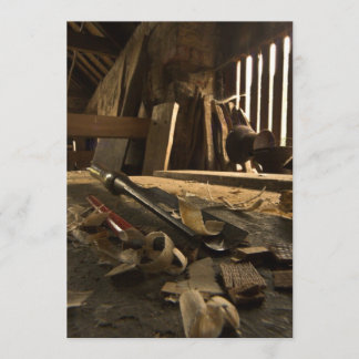 大工工忙し房招待状 招待状