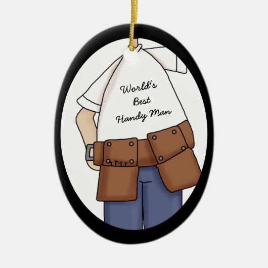 大工最高のオーナメント セラミックオーナメント (正面)