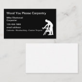 大工用の新しい名刺 名刺 (正面/裏面)