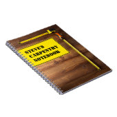 大工用パーソナライズされた手帳 ノートブック (右側)