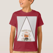 大工誇りを持ったのTシャツの子 Tシャツ (正面)
