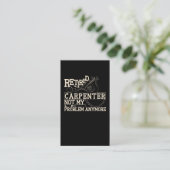 大工退職したパパ木工夫 名刺 (スタンド正面)