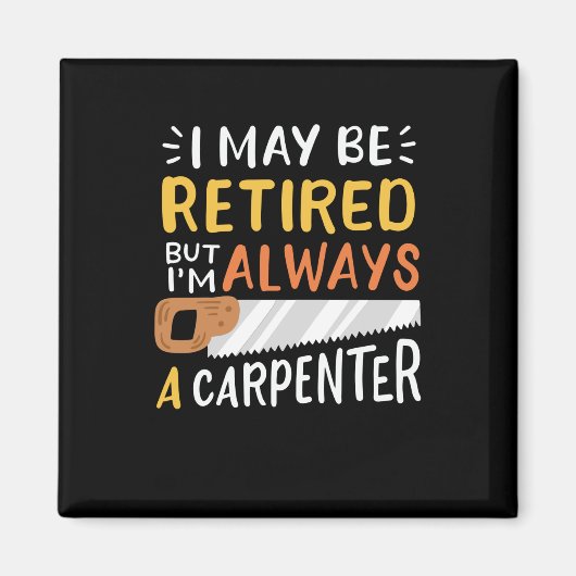 大工退職した師 マグネット (正面)