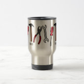 大工道具の漫画イラストレーション トラベルマグ (中央)