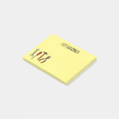 大工道具の漫画イラストレーション ポストイット (アングル)