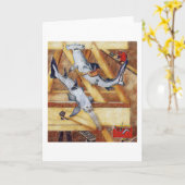 大工 カード (黄色い花)