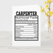 大工 カード (黄色い花)