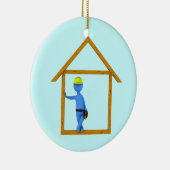 大工 セラミックオーナメント (右)