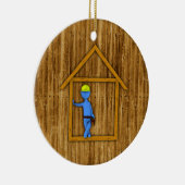 大工 セラミックオーナメント (右)