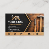 大工 ハンディマン Carpentry 木工 名刺 (正面)