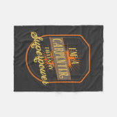 大工 フリースブランケット (正面(横))