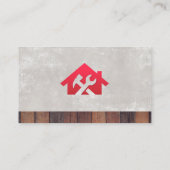 大工 | ホームフィクサー | 木製トリム 名刺 (裏面)