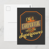 大工 ポストカード (正面/裏面)