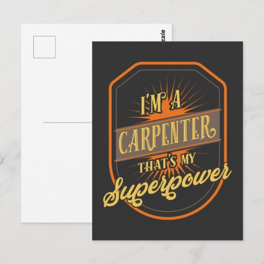 大工 ポストカード (正面/裏面)