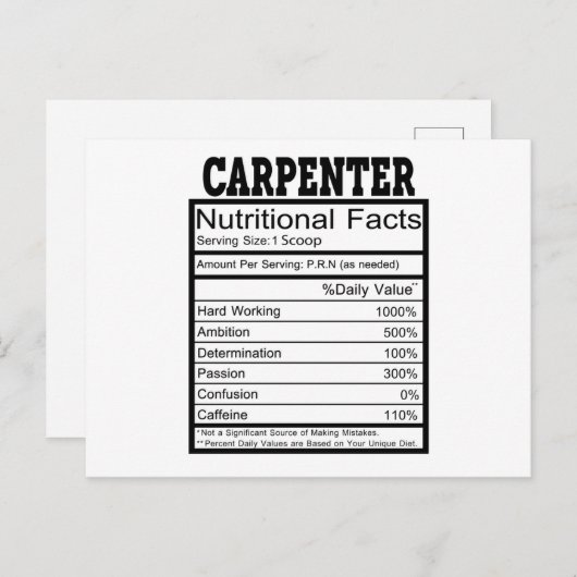 大工 ポストカード (正面/裏面)