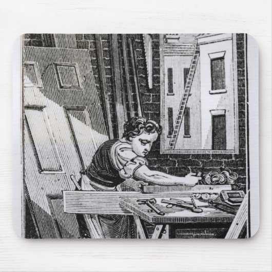 大工 マウスパッド (正面)