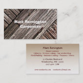 大工 名刺 (正面/裏面)