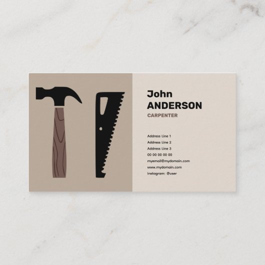 大工 名刺 (裏面)