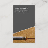 大工-名刺 名刺 (裏面)