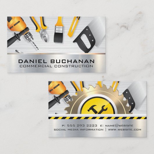 大工 |建物ツール 名刺 (正面/裏面)