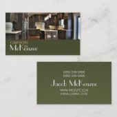 大工、建築工場、木材床材 名刺 (正面/裏面)