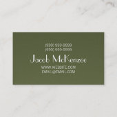 大工、建築工場、木材床材 名刺 (裏面)