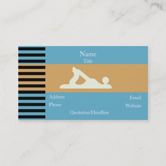 大工-縦断カード 名刺 (正面)